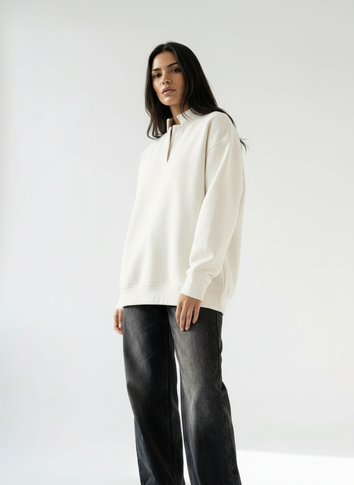 FT-0017/Light Cream White-Coller UP